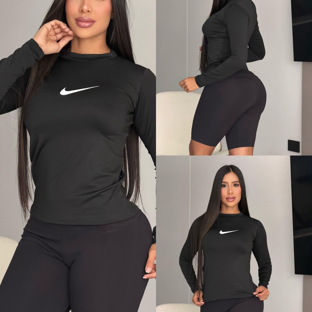 Nike Women's Black Long Sleeve Tee